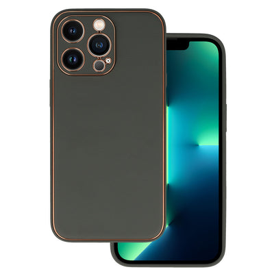 Husa TEL Protect Luxury pentru iPhone 13 Pro Graphite