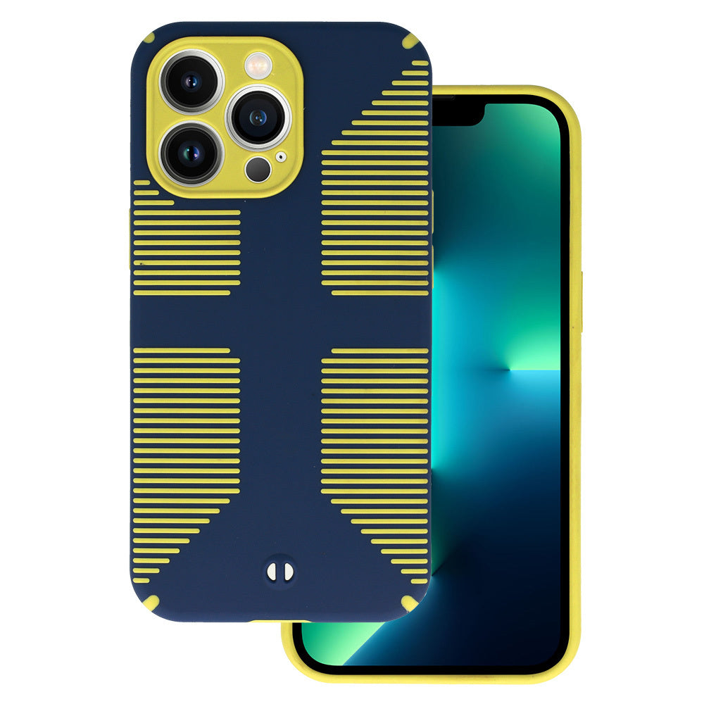 Husa TEL Protect Grip pentru iPhone 13 Pro Navy