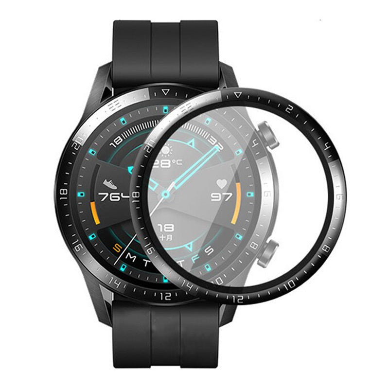 Folie sticla Acrylic Full Glue pentru Huawei Watch GT2 46mm
