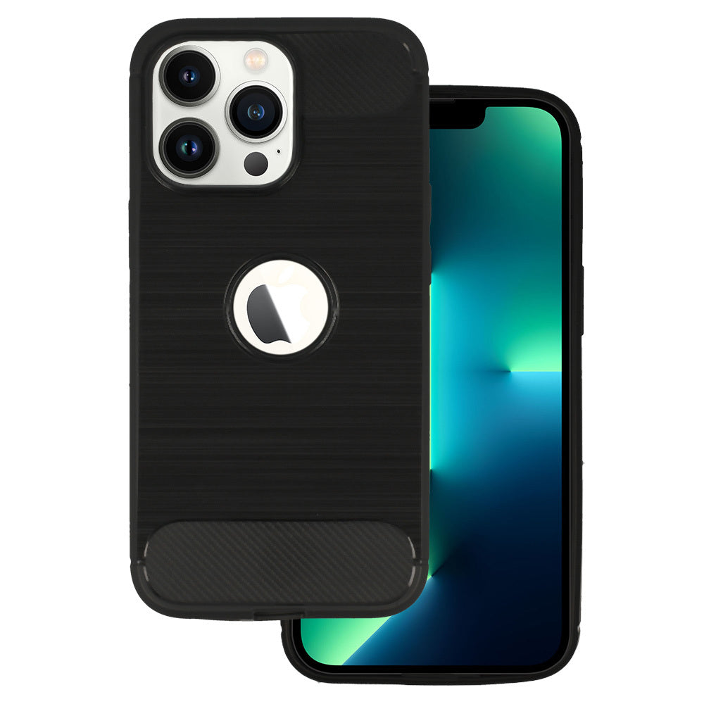 Husa Back Carbon pentru iPhone 13 PRO Negru