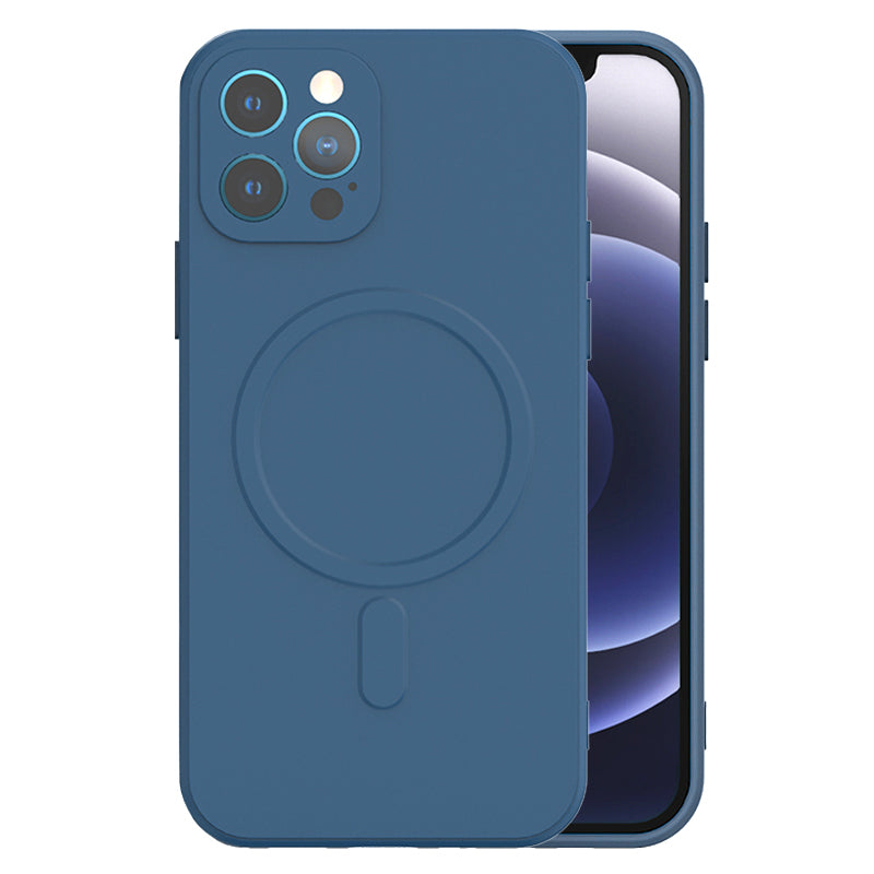 Husa TEL Protect Magsilicone pentru iPhone 13 Pro Navy
