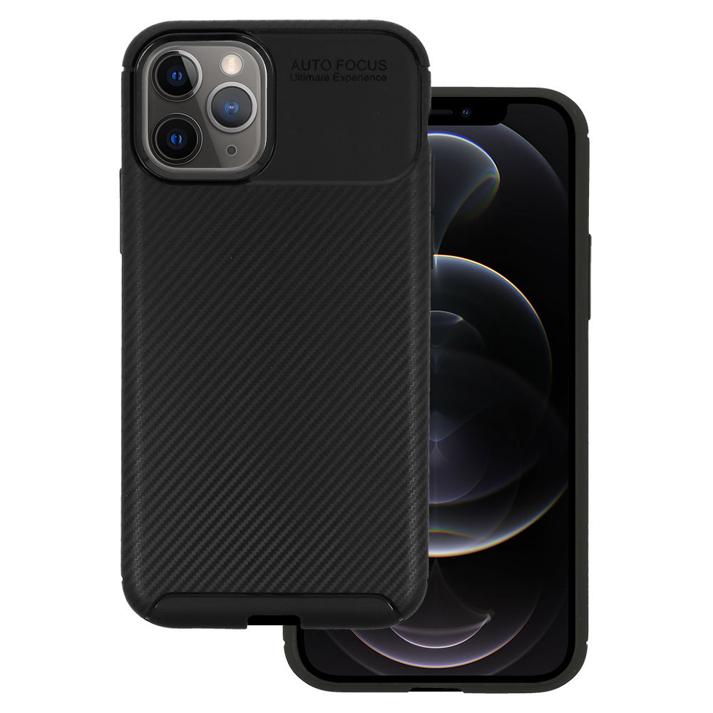 Husa Vennus Carbon Elite pentru iPhone 11 Pro Negru