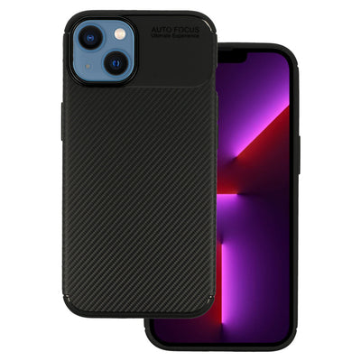 Husa Tel Protect Carbon Elite pentru iPhone 13 Negru
