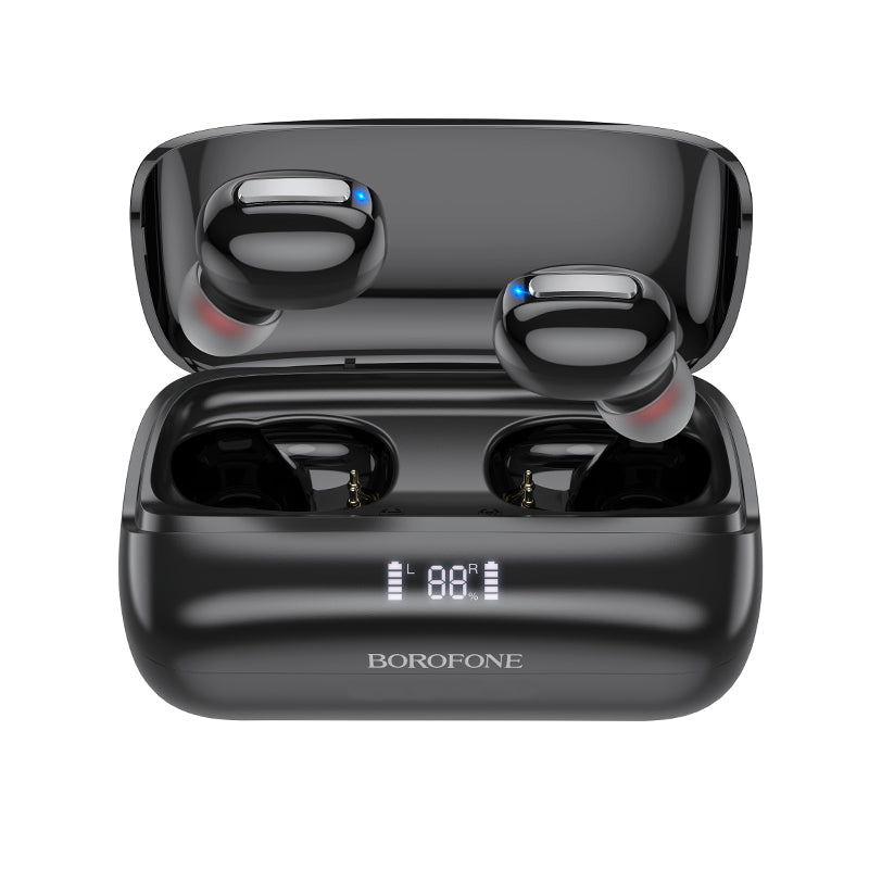 Casti Borofone TWS Bluetooth Be55 Perfect Negru