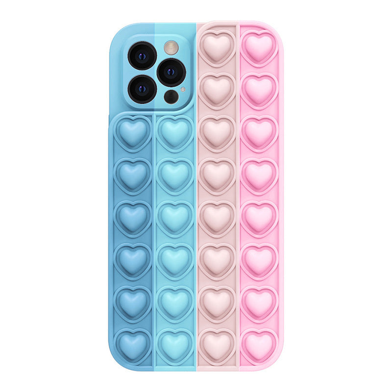 Husa Heart Pop It pentru iPhone 13 Color 1