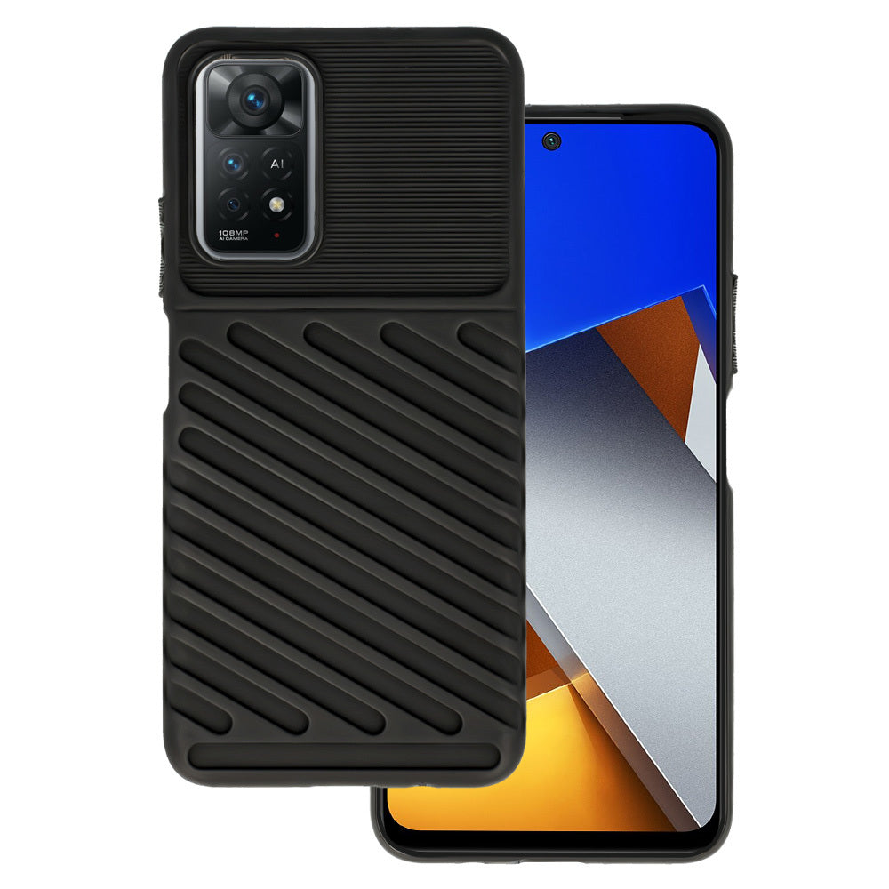 Husa Thunder pentru Xiaomi Redmi Note 11 5G/Note 11S 5G/Poco M4 Pro 5G Negru