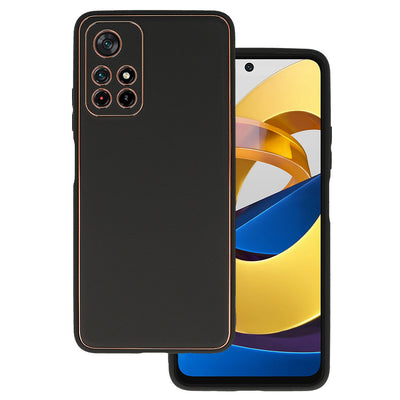 Husa TEL Protect Luxury pentru Xiaomi Redmi Note 11 5G/Note 11S 5G/Poco M4 Pro 5G Negru