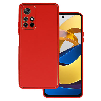Husa TEL Protect Luxury pentru Xiaomi Redmi Note 11 5G/Note 11S 5G/Poco M4 Pro 5G Rosu