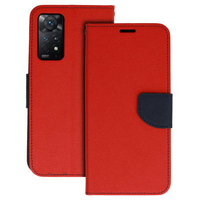 Husa Fancy pentru Xiaomi Redmi Note 11 Pro/Note 11 Pro 5G Rosu-navy