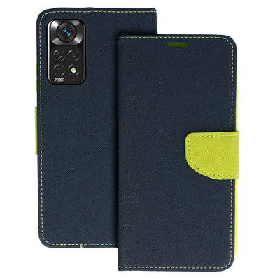 Husa Fancy pentru Xiaomi Redmi Note 11 Pro/Note 11 Pro 5G Navy-lime