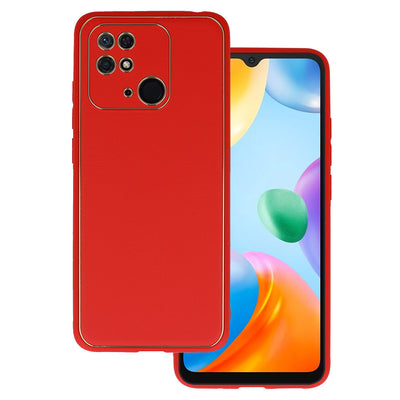 Husa TEL Protect Luxury pentru Xiaomi Redmi 10C Rosu