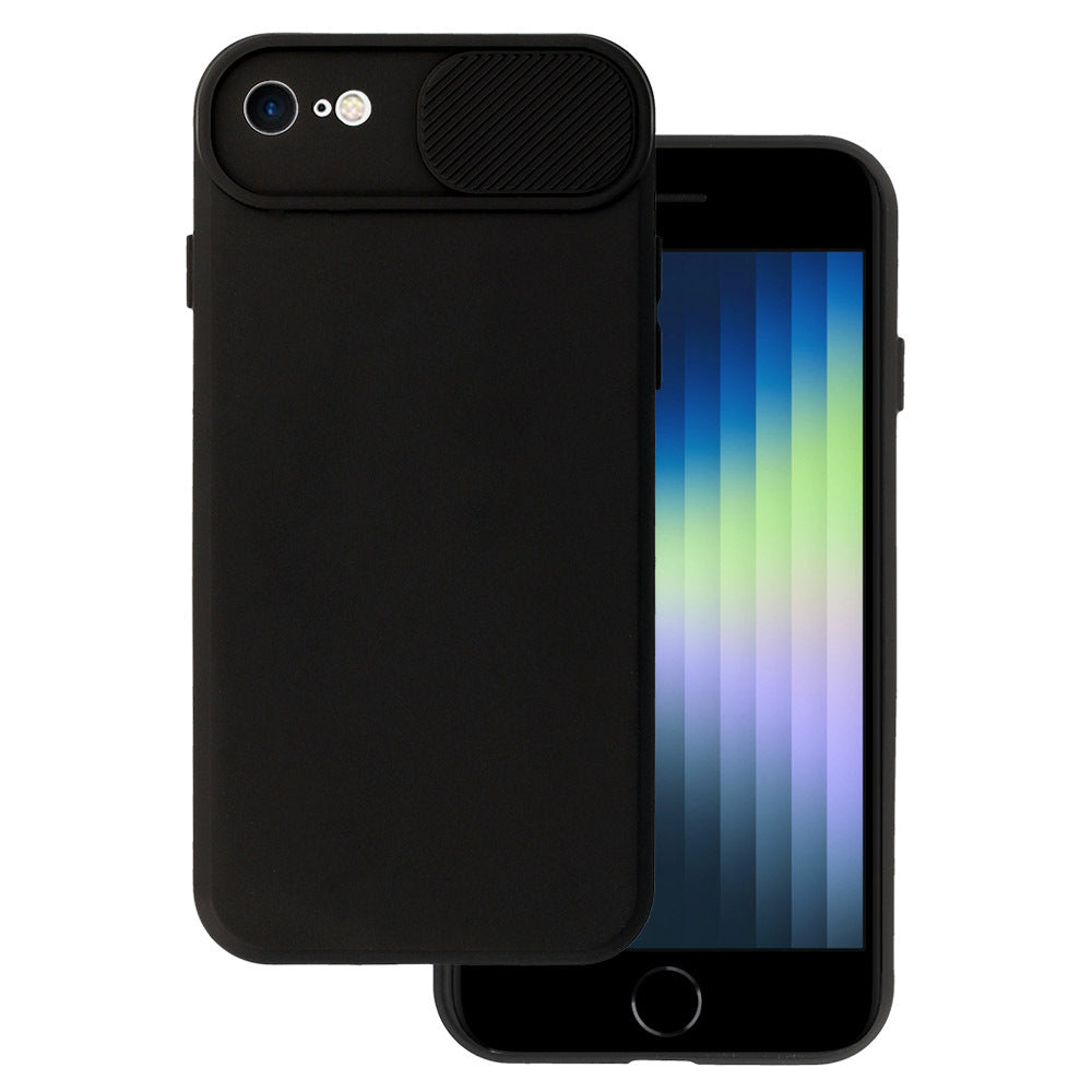 Husa Camshield Soft pentru iPhone 7 Plus/8 Plus Negru