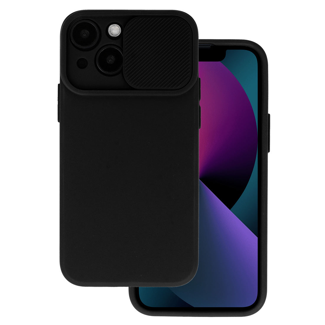Husa Camshield Soft pentru iPhone 13 Pro Negru