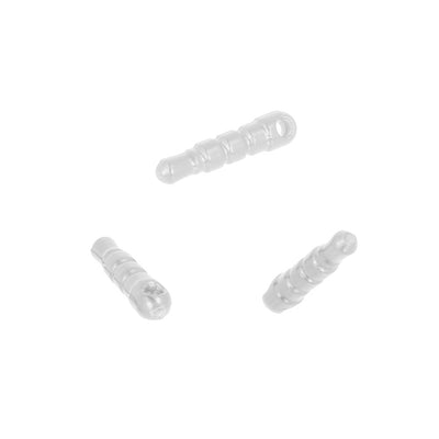 Cablu Silicone Anti-dust Plug Jack 3,5mm Alb - 10 Pieces
