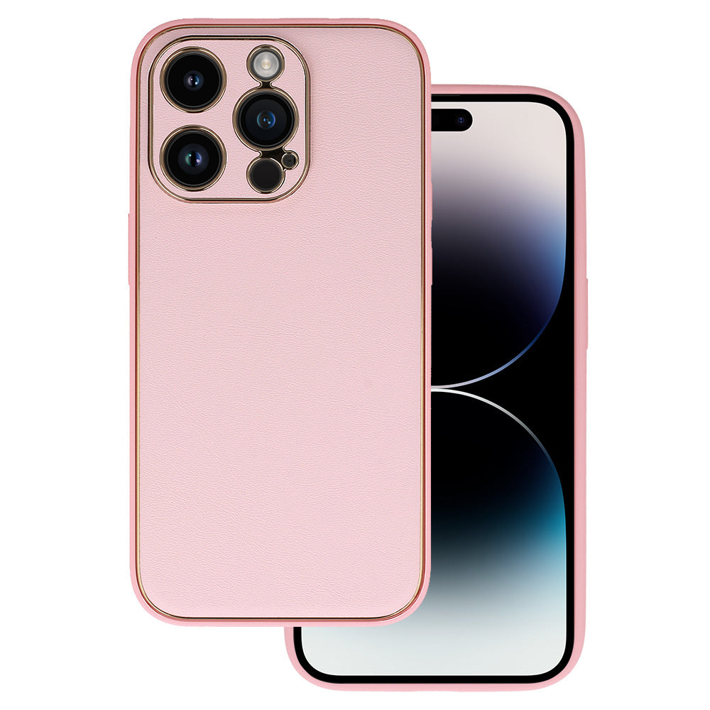 Husa TEL Protect Luxury pentru iPhone 14 Pro Roz deschis