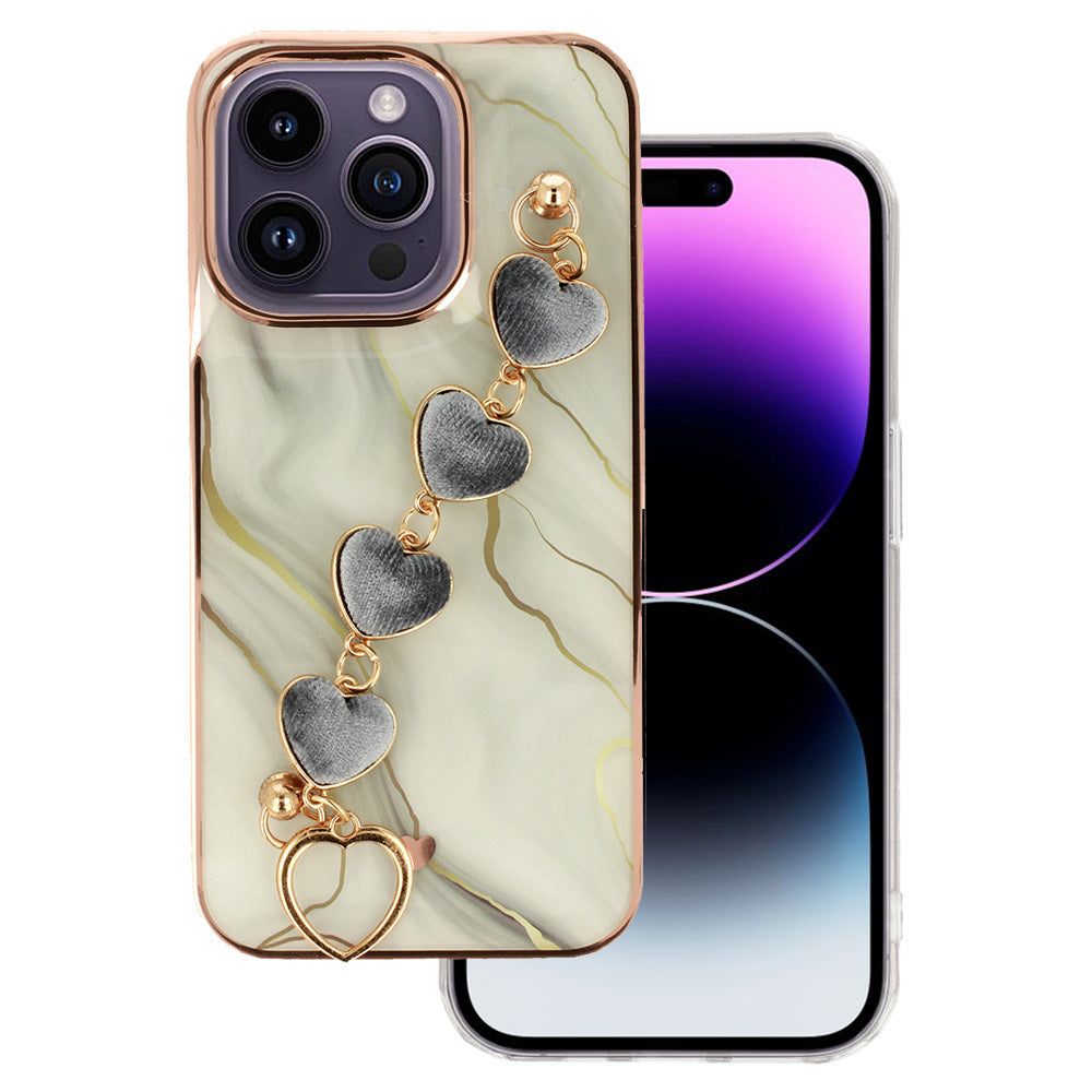 Husa Trend pentru iPhone 14 Plus Design 1 Alb