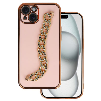 Husa Trend pentru iPhone 13 Design 4 Roz deschis