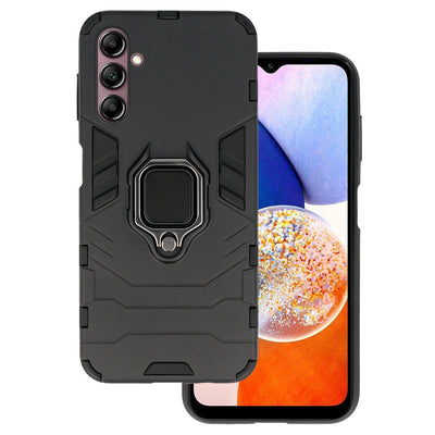 Husa Ring Armor pentru Samsung Galaxy A14 4G/5G Negru