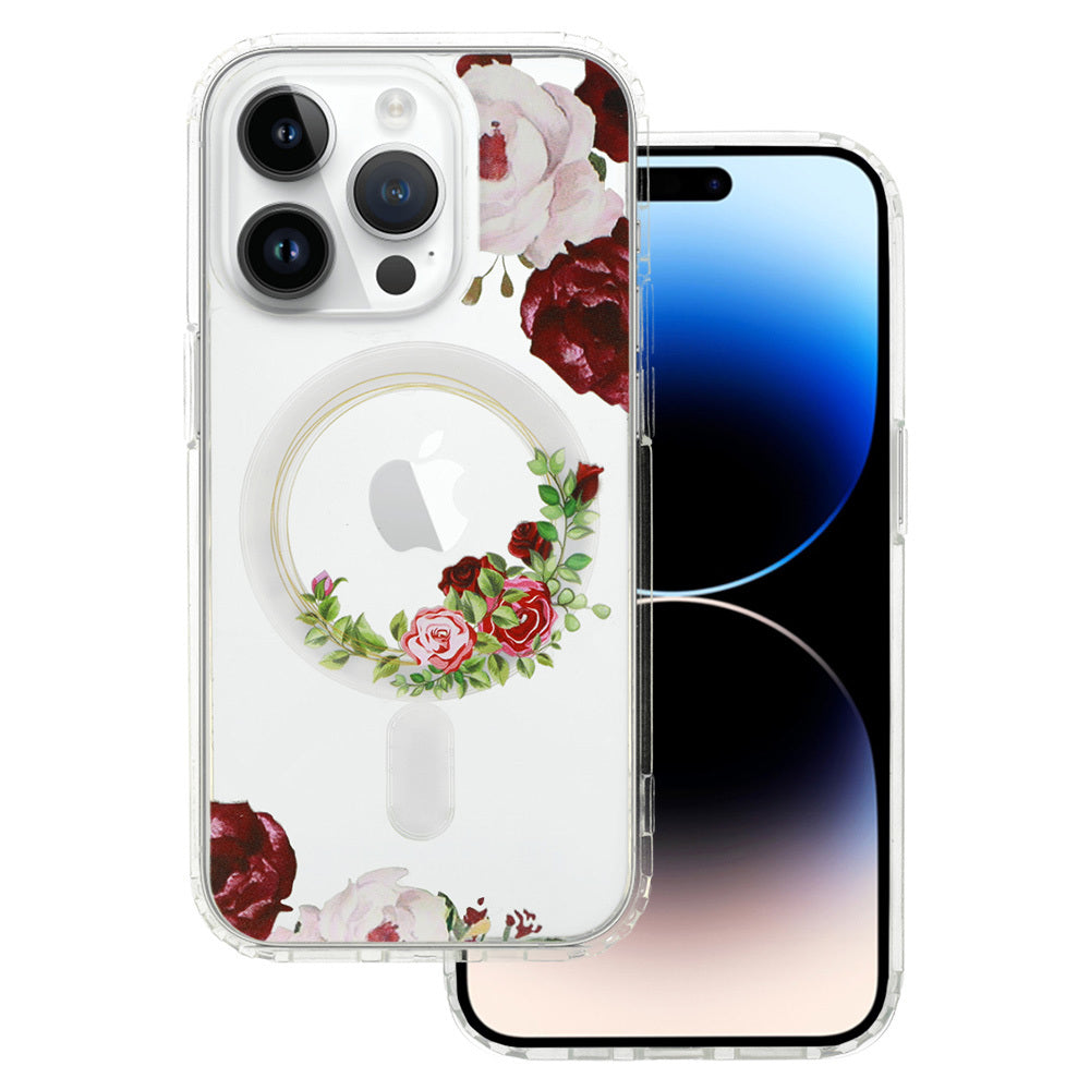 Husa Tel Protect Flower Magsafe pentru iPhone 11 Pro Max Design 2