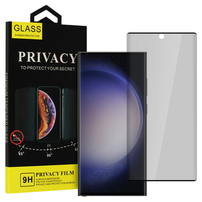Folie sticla Privacy pentru Samsung Galaxy S23 Ultra Negru