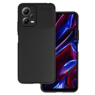 Husa Vennus Carbon Elite pentru Xiaomi Redmi Note 12 5G/Poco X5 Negru
