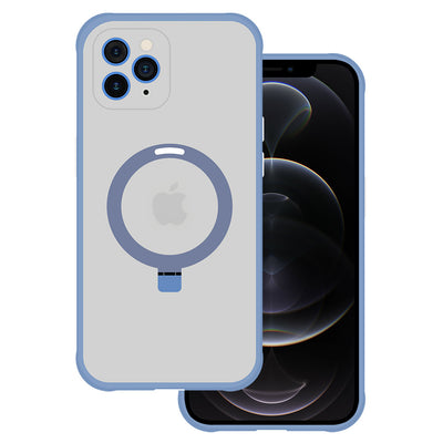 Husa Tel Protect Magical Magsafe Stand pentru iPhone 11 Pro Max Albastru