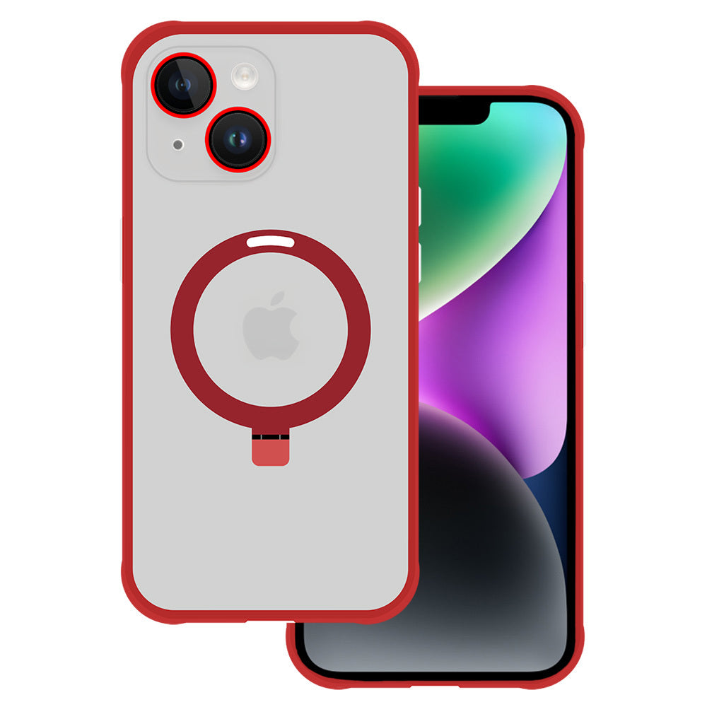 Husa Tel Protect Magical Magsafe Stand pentru iPhone 13 Rosu