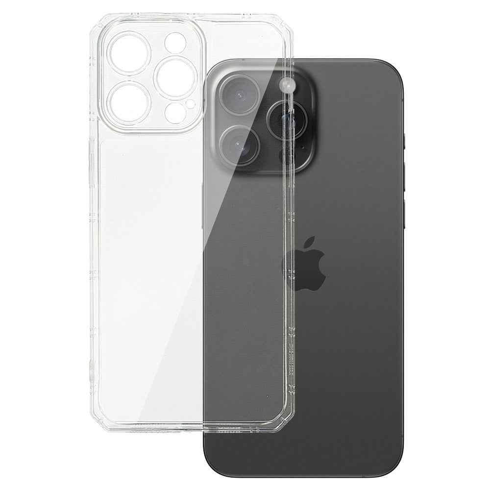 Husa Armor antisoc pentru iPhone 15 Pro Transparent