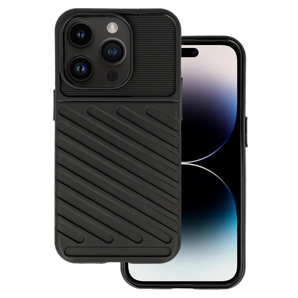 Husa Thunder pentru iPhone 15 Pro Max Negru