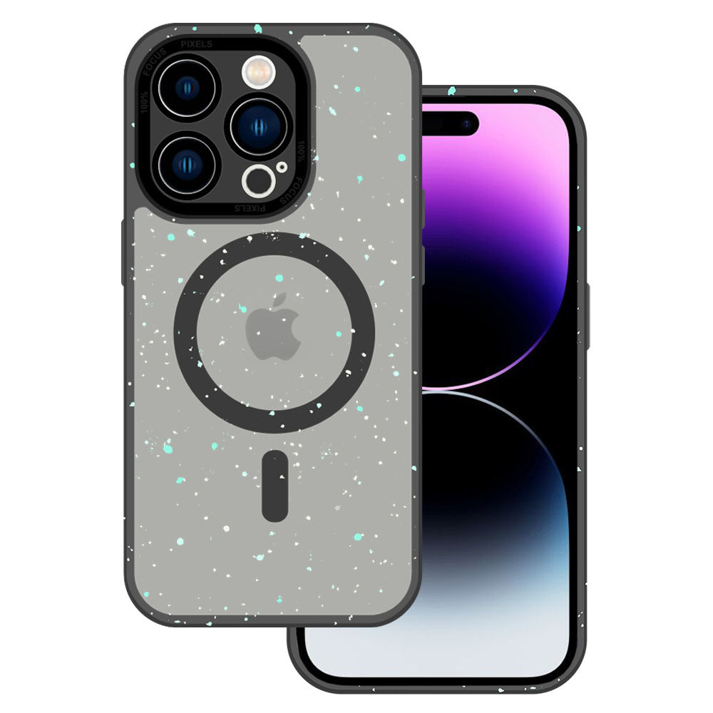 Husa Tel Protect Magnetic Splash Frosted pentru iPhone 15 Plus Negru