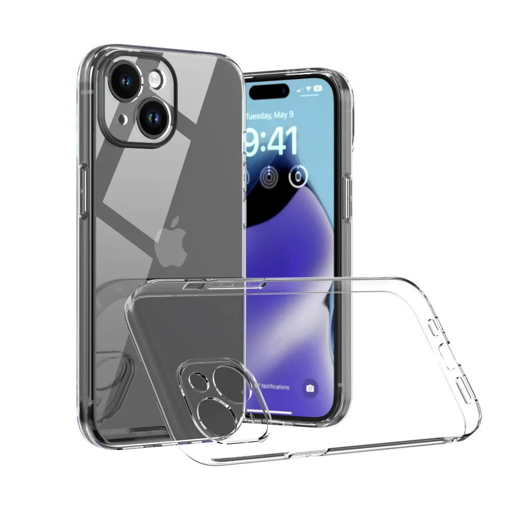 Husa Transparent pentru iPhone 15 Plus Transparent