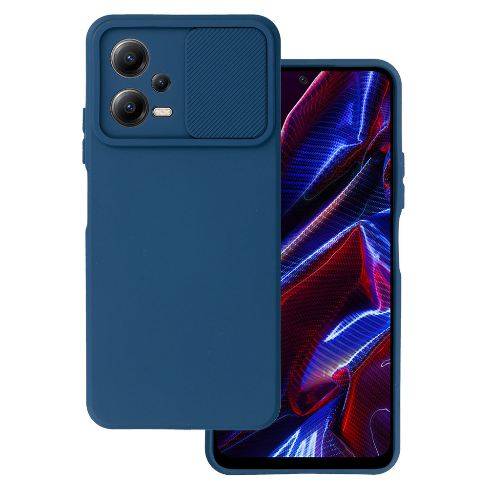 Husa Camshield Soft pentru Xiaomi Redmi Note 12 5G/Poco X5 Navy