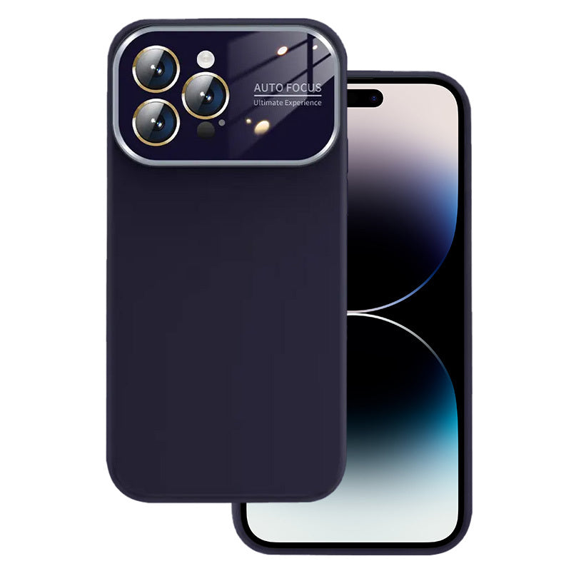 Husa Soft Silicone lentila pentru iPhone 12 Mov