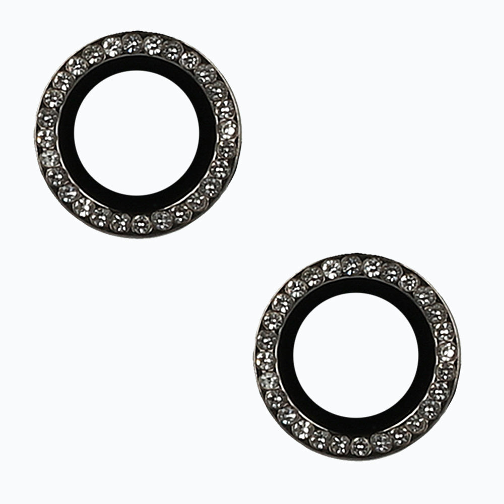 Folie sticla Hard Diamond pentru Camera (lentila) pentru iPhone 15/15 Plus Negru (lentila 2 Pieces)