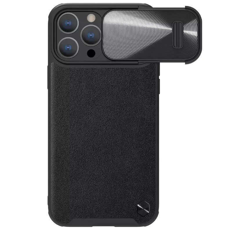 Husa Nillkin Camshield S piele pentru iPhone 14 Pro Negru