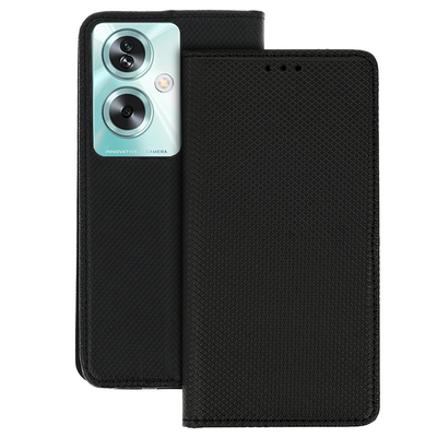 Husa Smart Book Magnet pentru Oppo A2 PRO Negru