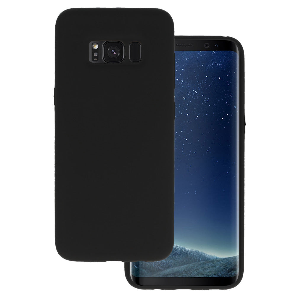 Husa Silicone Lite pentru Samsung Galaxy S8 Plus Negru
