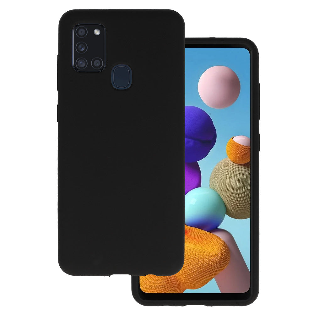 Husa Silicone Lite pentru Samsung Galaxy A21s Negru
