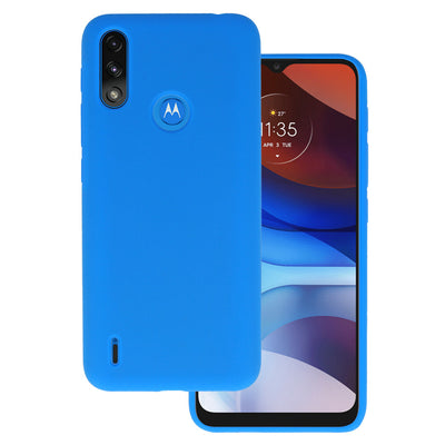 Husa Silicone Lite pentru Motorola Moto E7 Power/E7i Power Albastru