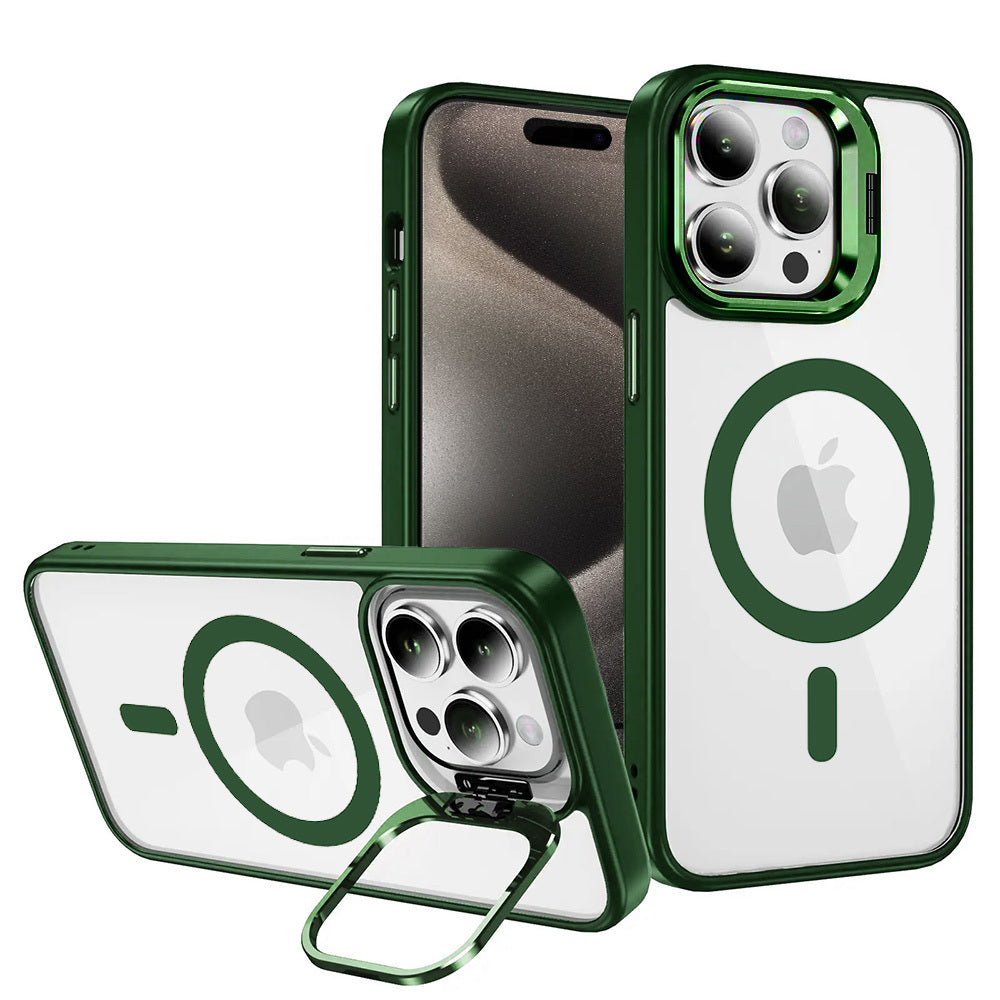 Husa Tel Protect Kickstand Magsafe pentru iPhone 11 Verde