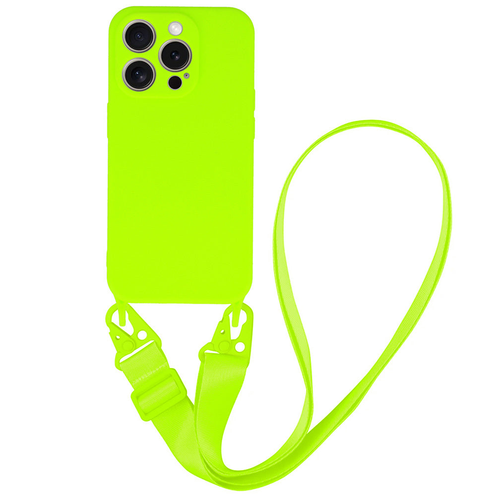 Husa Curea Silicone pentru iPhone 14 Pro Design 2 Lime