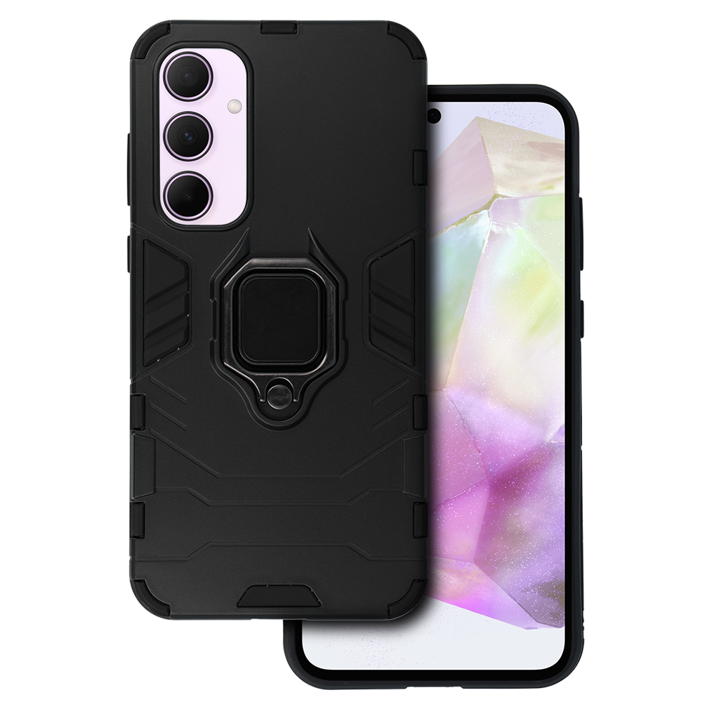 Husa Ring Armor pentru Samsung Galaxy A35 Negru