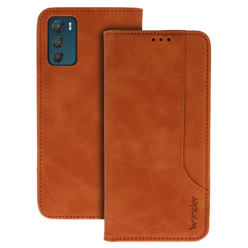 Husa Wonder Prime pentru Motorola Moto G42 Maro