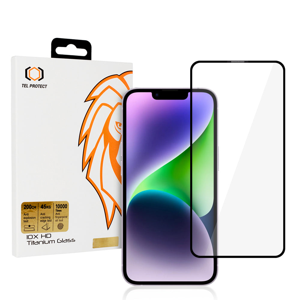 Folie sticla Tel Protect 10X HD Titanium pentru iPhone 14