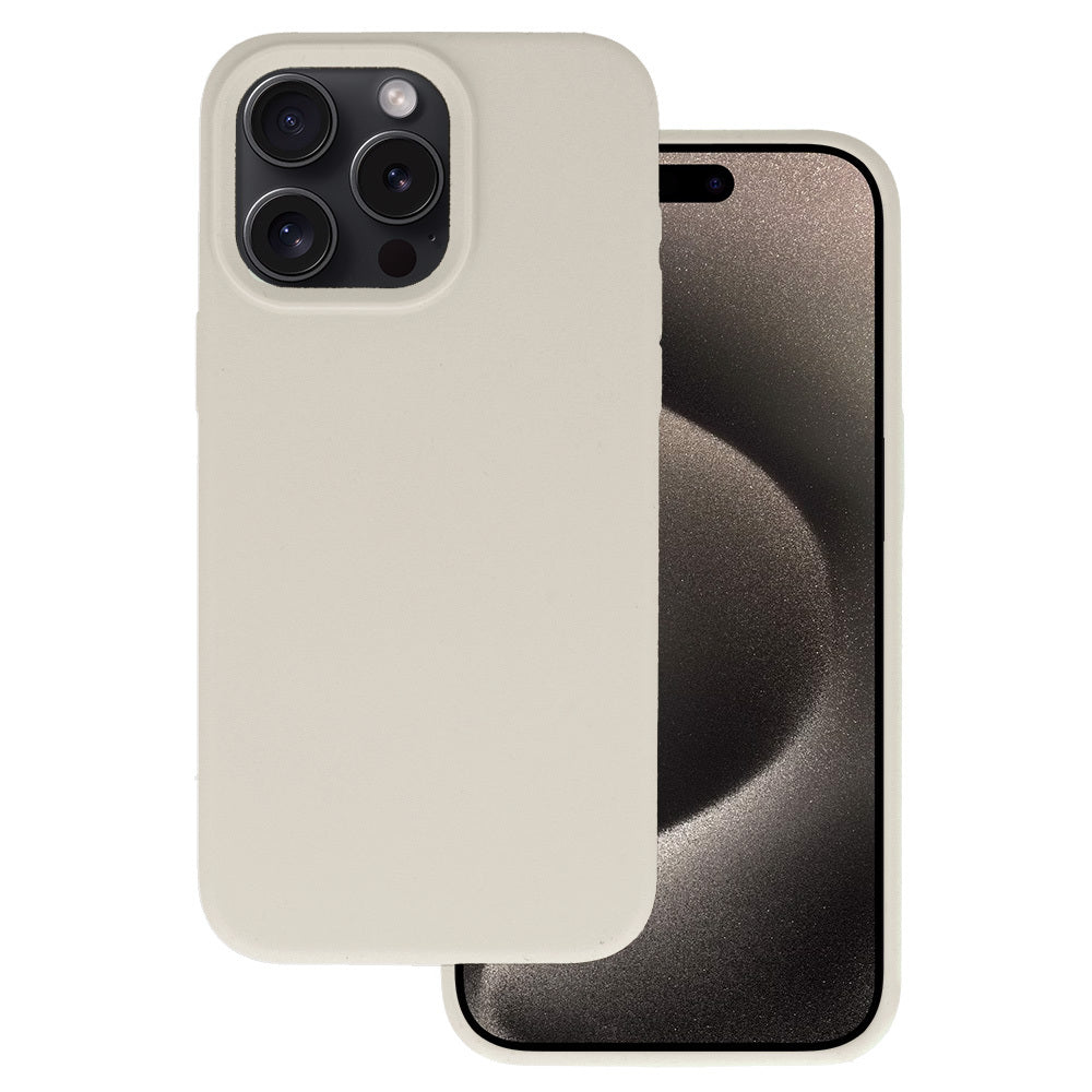 Husa Silicone Lite pentru iPhone 14 Pro Titanium