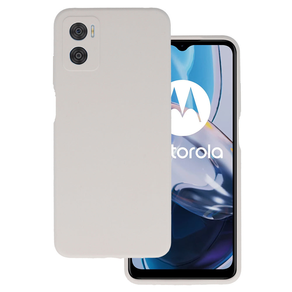 Husa Silicone Lite pentru Motorola Moto E22/E22i Titanium