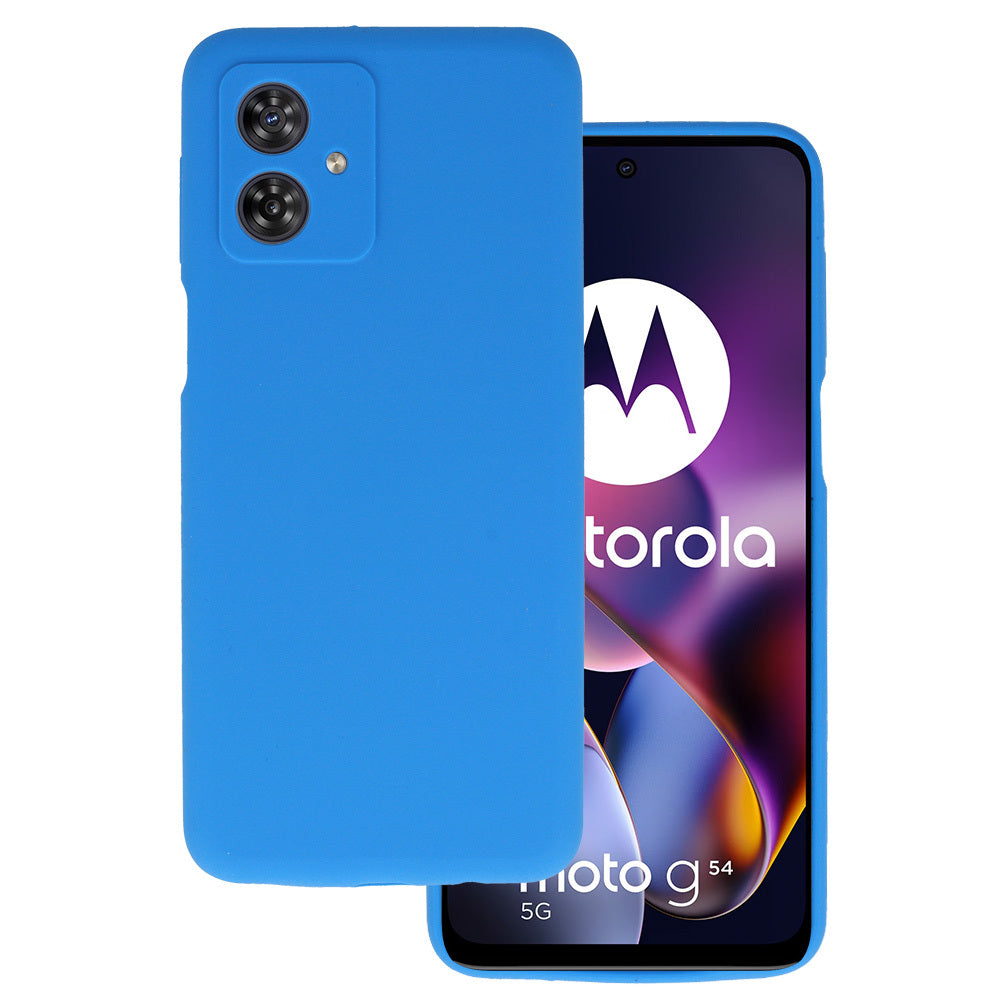 Husa Silicone Lite pentru Motorola Moto G54 5G Albastru
