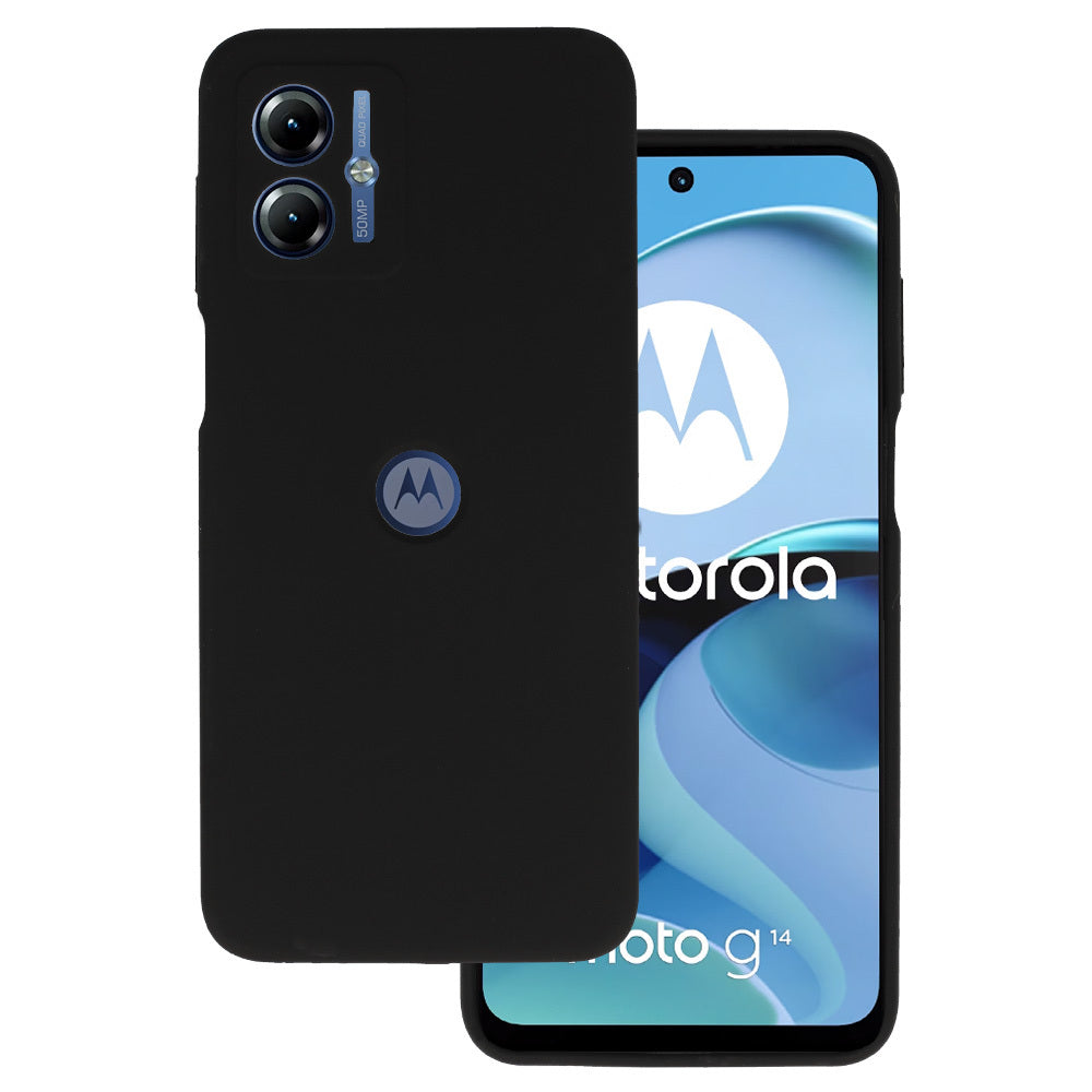 Husa Silicone Lite pentru Motorola Moto G14 Negru