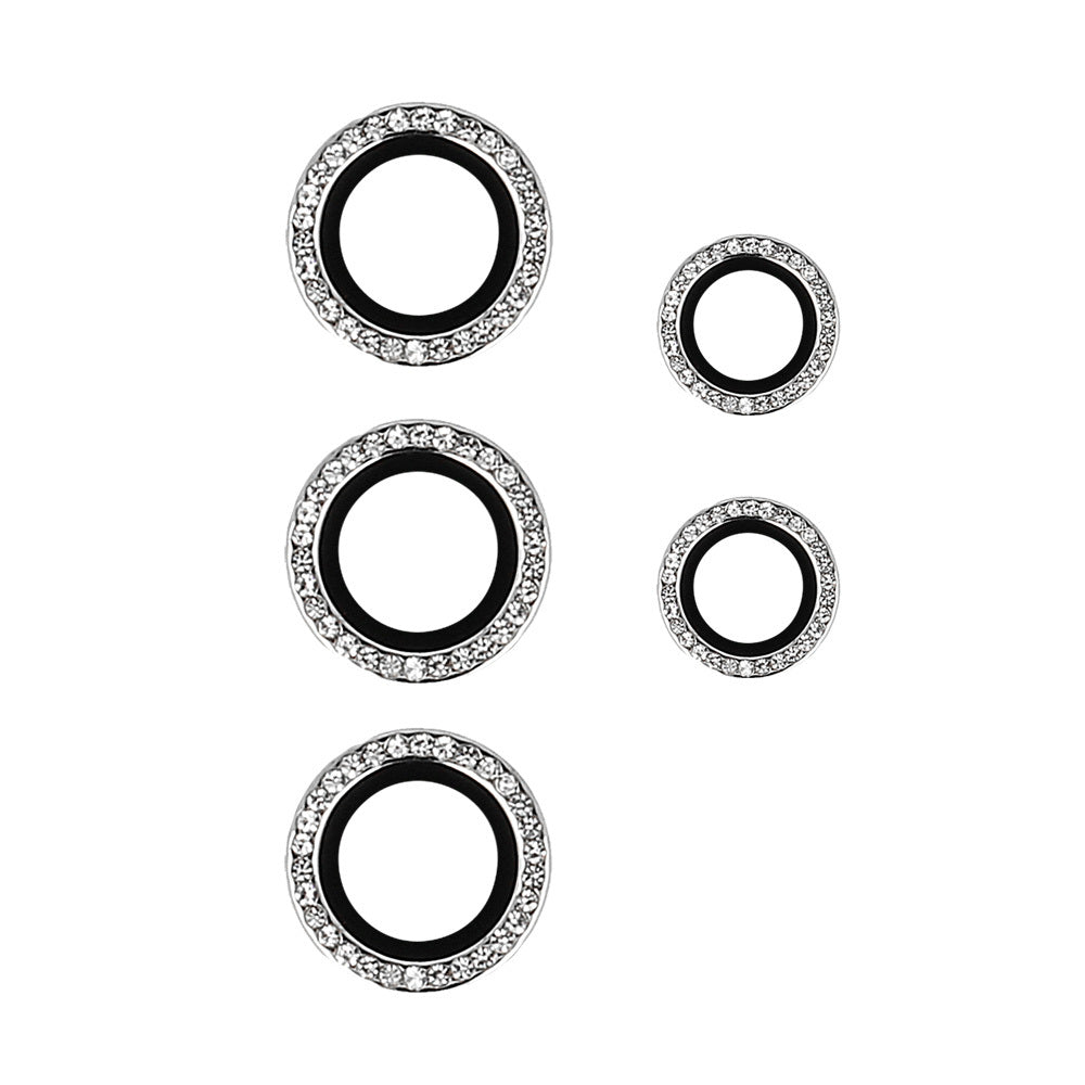 Folie sticla Hard Diamond pentru Camera (lentila) pentru Samsung Galaxy S24 Ultra Argintiu (lentila 5 Pieces)