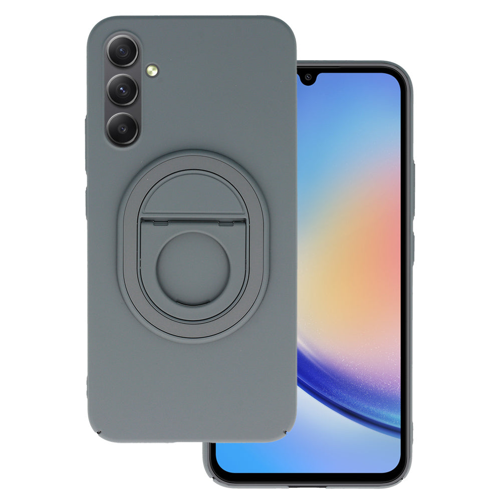 Husa Tel Protect Magnetic Elipse pentru Samsung Galaxy A34 5G Gri